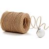 La Cordeline CJN25 Carta/Filo di Ferro Naturale/Gancio/Pellicola Metallo S