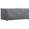 Perel Copertura protettiva per tavolo da giardino 145 x 105 x 75 cm, resistente all'acqua e ai raggi UV, telo robusto contro pioggia e sporco, materiale traspirante, adatto a tavoli fino a 140 cm