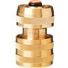 Spear & Jackson BWF6 Connettore per Tubo Flessibile con Rubinetto, Oro, 5x3x3 cm