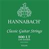 Hannabach 652367 Set Corde per Chitarra Classica Serie 800, Tensione Bassa, Argentato