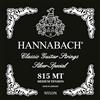 Hannabach Corde Hannabach per chitarra classica serie 815 a media tensione (corde di alta qualità, multiuso per quasi tutti gli strumenti, corde per chitarra classica, Made in Germany), Nero