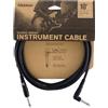 D'Addario Cavo Chitarra D'Addario Classic Series 10 ft, Straight/Right Angle | D'Addario I cavi per chitarra offrono un segnale pulito, connettori durevoli, routing flessibile del palco e prestazioni di