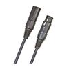 D'Addario Cavo XLR - Cavo per microfono - Da XLR maschio a XLR femmina - Cavo microfonico bilanciato serie Classica - 25 piedi/7,62 metri - 1 confezione