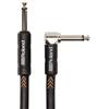 Roland Black Series Instrument Cable,Angled/Straight 1/4 jack - RIC-B15A, length: 15ft / 4.5m