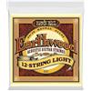 Ernie Ball, Earthwood Light 12-String 80/20 Bronze, Corde per chitarra acustica a 12 corde, diametro 9-46
