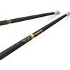 ProMark Bacchette Batteria - Stephen Drum Sticks - ActiveGrip - Diventa più aderente con il sudore delle mani - Finitura Active Grip, Punta di legno ovale, Legno d'acero - 1 Coppia