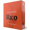 D'Addario Ance Rico Organic per Sassofono Contralto, Forza 1.5, Confezione da 10