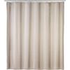 Wenko 20045100 Tenda doccia antimuffa monocolore Crema - antibatterica, lavabile, Poliestere, Beige
