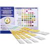 One Step 5 One+Step strisce reattive urina per 10 indicatori - test sanitario con cartella colori di riferimento I test urine per infezioni vie urinarie I analisi urina acido base casalingo