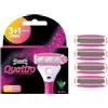 Wilkinson Sword Cartuccia Lametta Quattro, 4 Lame Ultra Sottili, Protezione Aggiuntiva, Adatta alla Forma del Corpo Femminile