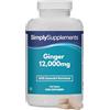 Simply Supplements Compresse Di Zenzero | Sostiene Le Articolazioni, Le Ossa E L'energia | Con Aggiunta Di Calcio E Manganese | 240 Compresse Ad Alta Resistenza = 4 Mesi Di Fornitura | Certificato GMP