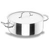Lacor 50036 - Casserola, argento, 36 cm Qualità Professionale