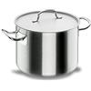 Lacor 50123 - pentola bassa con Coperchio Chef Classic 24cm acciaio inox