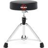 Gibraltar Sgabello per batteria Gibraltar Serie 9000 Round Pro, 9608E (diametro: 35 cm, sedile in vinile, Super Lock, posizione treppiede, piedini in gomma 'Super Foot')