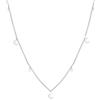 Elli Collier da Donna Argento Inossidabile 925, Misura 40