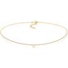 Elli Collana da Donna Choker Ciondolo Nobile con Pietra di Luna in Argento Sterling 925