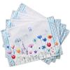 Maison d' Hermine Maison d'Hermine Flower In The Field Set di 4 tovagliette in 100% cotone, per tavolo da pranzo, cucina, matrimonio, uso quotidiano, cene, primavera/estate (33cm x 48cm)