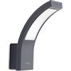 Oktaplex lighting, Rio, Lampada LED Esterno 10 W e 750 lm, Applique Antracite 3000 K per Ingressi, Terrazze e Balconi, Lampada Esterno Parete IP 54