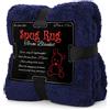 Snug Rug Coperta Divano Coperta Plaid Morbida Sherpa Edizione Speciale Coperta in Pile Morbidissimo Pregiato 127 x 178 cm (blu marino)