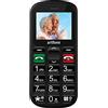 artfone CS181 Telefono Cellulare per Anziani con Tasti Grandi | Funzione SOS | 1.77 Display | Doppia SIM | Chiamata Rapida | Torcia | Radio FM Suono Alto | 1000mAh Batteria | Fotocamera, Noir