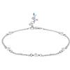 Elli Gioielli del Piede Donna Classico con Cristalli in Argento Sterling 925