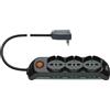 Vimar FP00531.C Presa Multipla Con Interruttore Luminoso, 3 Prese Universali, 6 Biprese