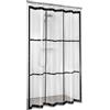 SEALSKIN Brix Tenda da Doccia, PEVA, 180x200 cm, Transparent/Nero
