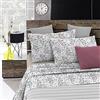 Italian Bed Linen Set Lenzuola Letto Singolo, Made in Italy, Microfibra - Completo Letto, Lenzuolo sotto con angoli 90x200, Lenzuolo Sopra e Federa, Flor