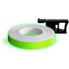 4R Quattroerre.it Wheel Stripes Strisce Fluorescenti per Cerchi Moto con Applicatore, Verde, 7 mm x 6 mt