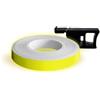 4R Quattroerre.it Wheel Stripes Strisce Fluorescenti per Cerchi Moto con Applicatore, Giallo, 7 mm x 6 mt