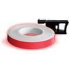 4R Quattroerre.it Wheel Stripes Strisce Fluorescenti per Cerchi Moto con Applicatore, Rosso, 7 mm x 6 mt