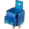 HELLA 4RA 003 530-051 Relè, Corrente di lavoro, 24V, 4a... poli, Schema elettrico S10, Spina A, Contatto di chiusura, Colore blu chiaro, con supporto