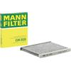 Mann Filter MANN-FILTER CUK 2026 Filtro aria cabina - Filtro Antipolline con Carbonio attivato - per Autovetture + veicoli commeriali