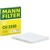 Mann Filter MANN-FILTER CU 2330 Filtro aria cabina - per Autovetture + veicoli commeriali
