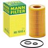 Mann Filter MANN-FILTER HU 7010 z Filtro dell'olio - per Autovetture + veicoli commeriali