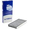 UFI Filters, Filtro Abitacolo ai Carboni Attivi 54.100.00 | per Ricambio, Adatto a Auto, Applicabile su Diversi Modelli Cadillac USA, Fiat, Opel, Saab e Vauxhall