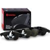 Brembo P 50 068 - Pastiglia Freno - Posteriore | Compatibile con: MERCEDES-BENZ C-CLASS, C-CLASS Coupe, C-CLASS T-Model, E-CLASS Cabriolet, E-CLASS Coupe