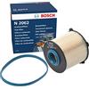 Bosch Filtro Diesel per Auto Bosch N2062 - Separa le particelle e l'acqua dal carburante, protegge il sistema di iniezione