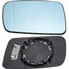 taros trade TarosTrade 57-0350-L-50643 Vetro Specchietto Retrovisore Riscaldabile Blu Lato Sinistro