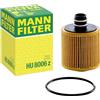 Mann Filter MANN-FILTER, HU 8006 z Filtro olio | Per Autovetture, Massime prestazioni filtranti, Protezione motore, Guarnizione alta qualità, Qualità originale OE