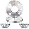 Simoni Racing DR042/B18 Kit 2 Distanziali Ruota 12 mm 5x112 66,6 con Bulloni Sferici M14x1.5 40 mm, Solo Cerchi Originali, per Audi VW MG