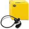HELLA 6PU 009 121-641 Sensore, Posizione albero a camme - 12V - 3a... poli - Lato aspirazione - con guarnizione - con cavo