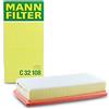 Mann Filter MANN-FILTER C 32 108 Filtro dell'aria - per Autovetture + veicoli commeriali