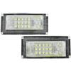 AUTO-STYLE AUTOSTYLE Set di luci targa a LED su misura compatibile con Mini One/Cooper/S/Cabrio R50/R52/R53 2001-2006, nero