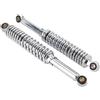 Bike Equipment Set di ammortizzatori universali cromati, 340 mm, per motorini, motorini