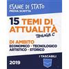 N-Education 15 temi di attualità di ambito economico, tecnologico, artistico, storico. Esame di Stato prova scritta. Tipologia C
