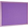 Bi-Office Pannello Per Avvisi Lavender, Cornice in MDF Viola, Bacheca Per L'Uso Con Puntine, 60x45, In Tessuto Viola
