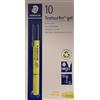 STAEDTLER Textsurfer gel, evidenziatore a secco giallo, mina a gel solido, larghezza di tratto di 3 mm, confezione da 10 evidenziatori 264-1