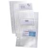 SIGEL VZ350 Buste per portabiglietti da visita ad anelli, fila , 10 pz | VZ350, adatto per raccoglitori ad anelli VZ300 e VZ204 e raccoglitori A4
