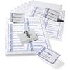 Durable 818200 Kit portanome, con combi clip, personalizzabile, 54x90 mm, confezione da 20 pezzi